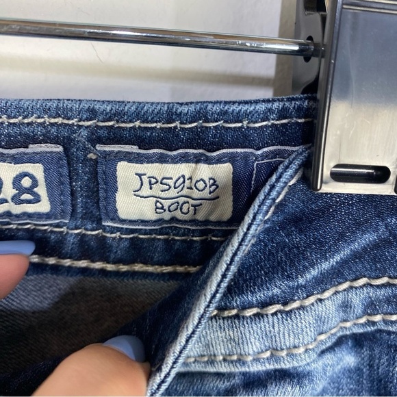 Miss Me boot jewel western rodeo denim jeans - Picture 5 of 5